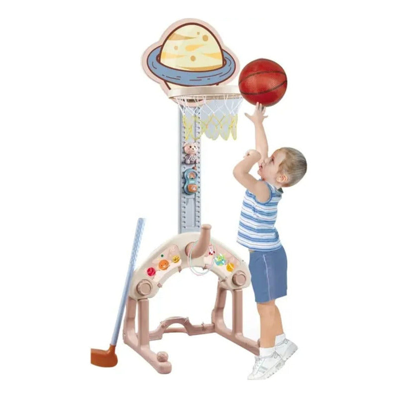 Aro De Basketball Infantil Multi Juegos 4 En 1 Niño