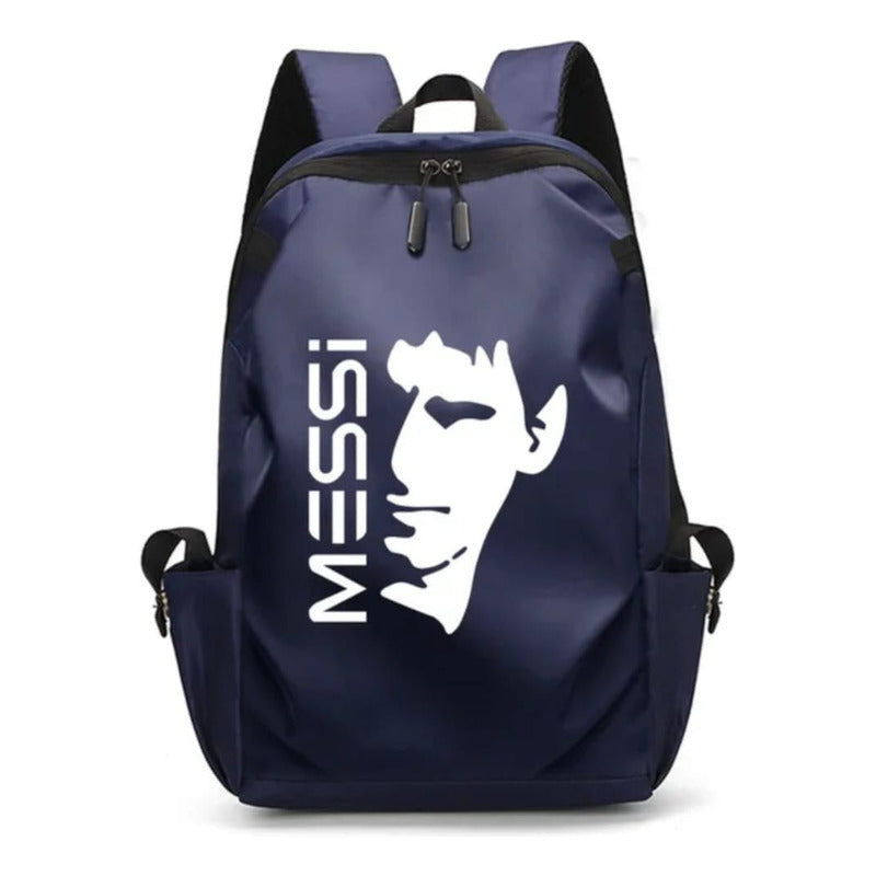 Mochila Escolar Modelo Messi Futbol Multiusos