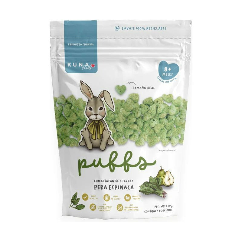 Pack Puffs Kuna Foods Cereal Niños Familiares