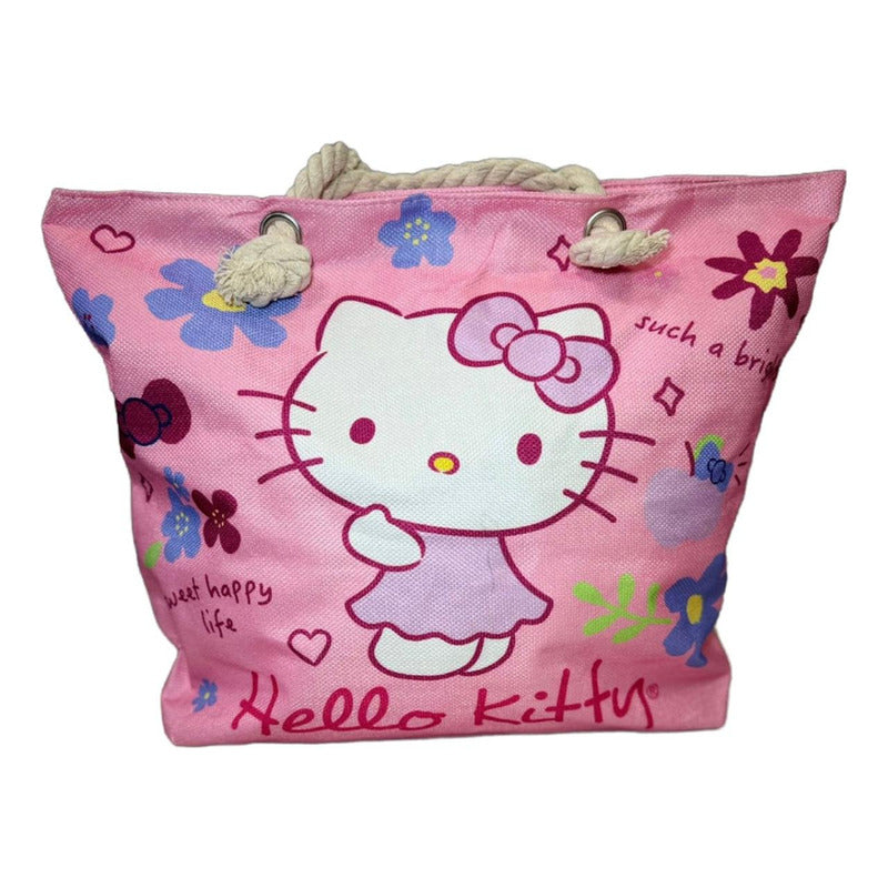 Bolso Cartera Grande Hello Kitty Multiusos