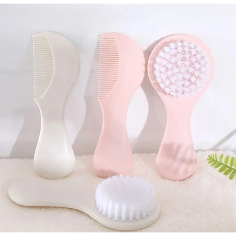 Pack Cepillo Y Peine Cerdas Suaves Para Bebés Y Niños