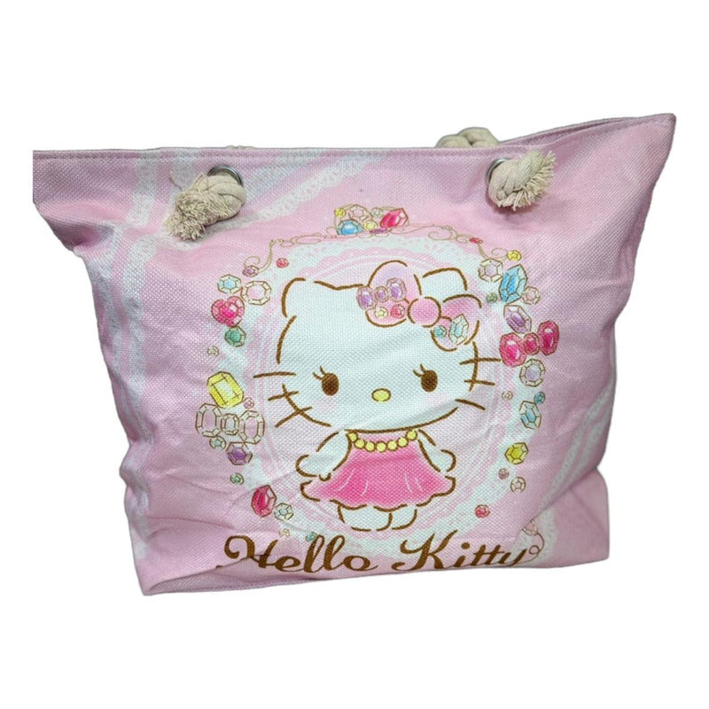 Bolso Cartera Grande Hello Kitty Multiusos