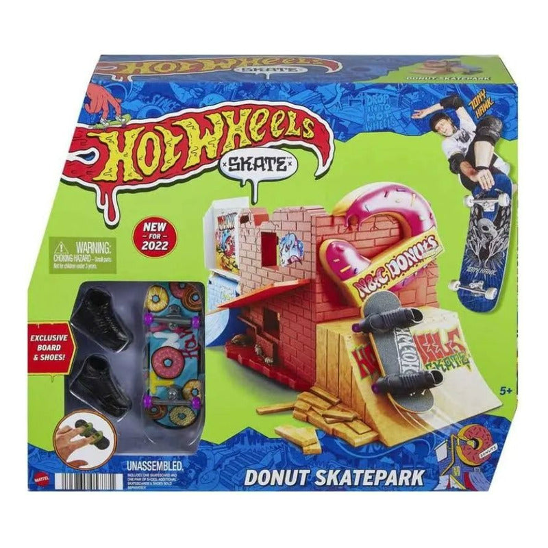 Pista De Juguete - Hot Wheels Skate Estación Niños Skatepark Donas