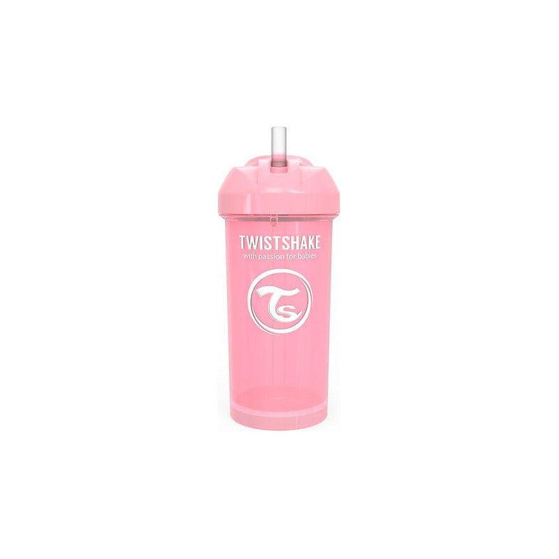 Vaso Para Bebés Twistshake Straw Cup 360ml Rosado Pastel