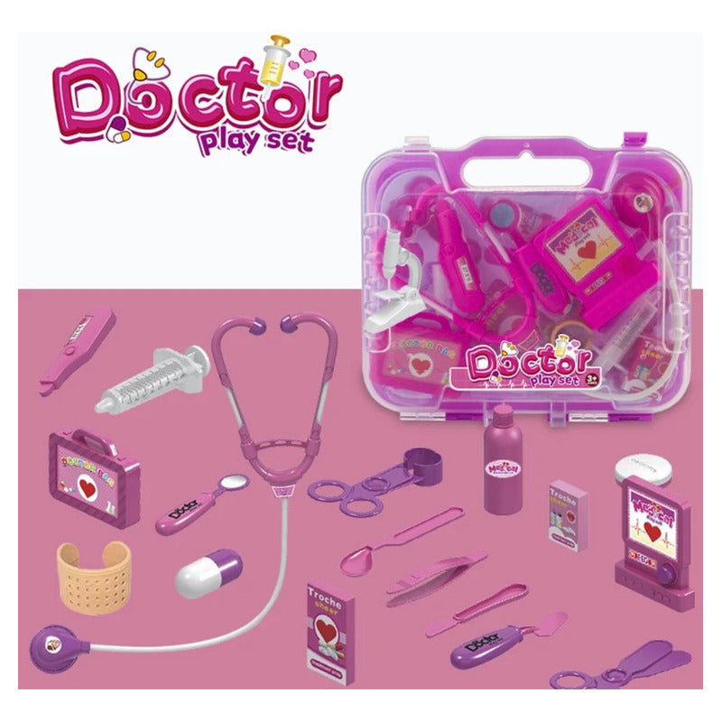 Set Doctor Juguete Maleta Juego De Roles Niños