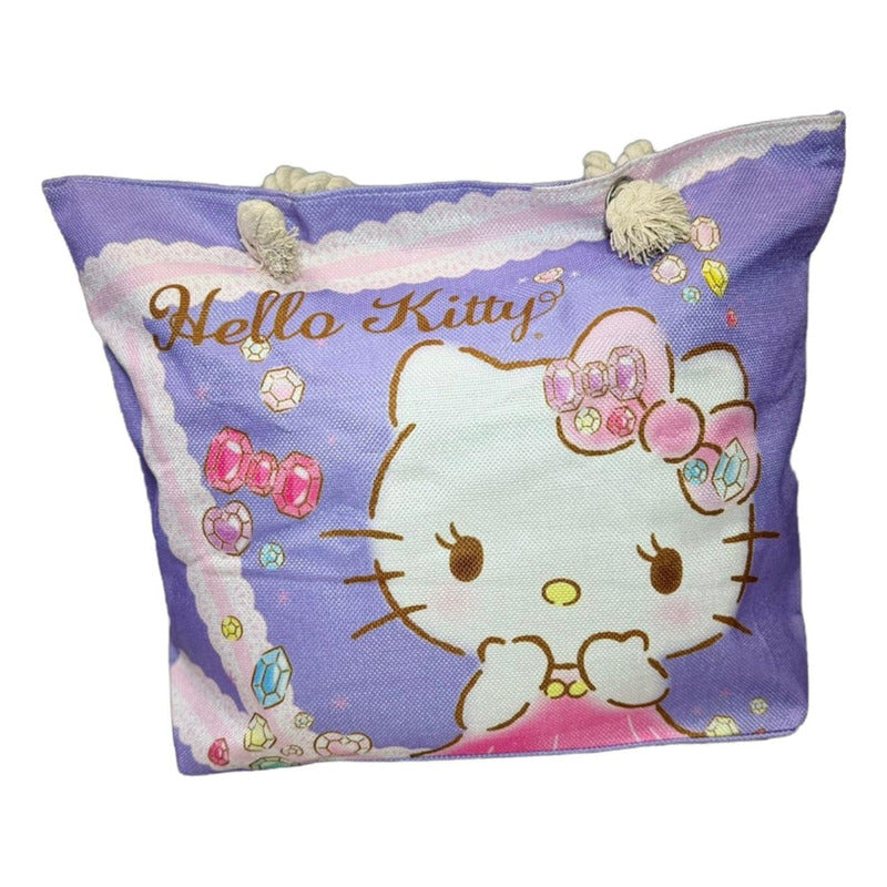 Bolso Cartera Grande Hello Kitty Multiusos