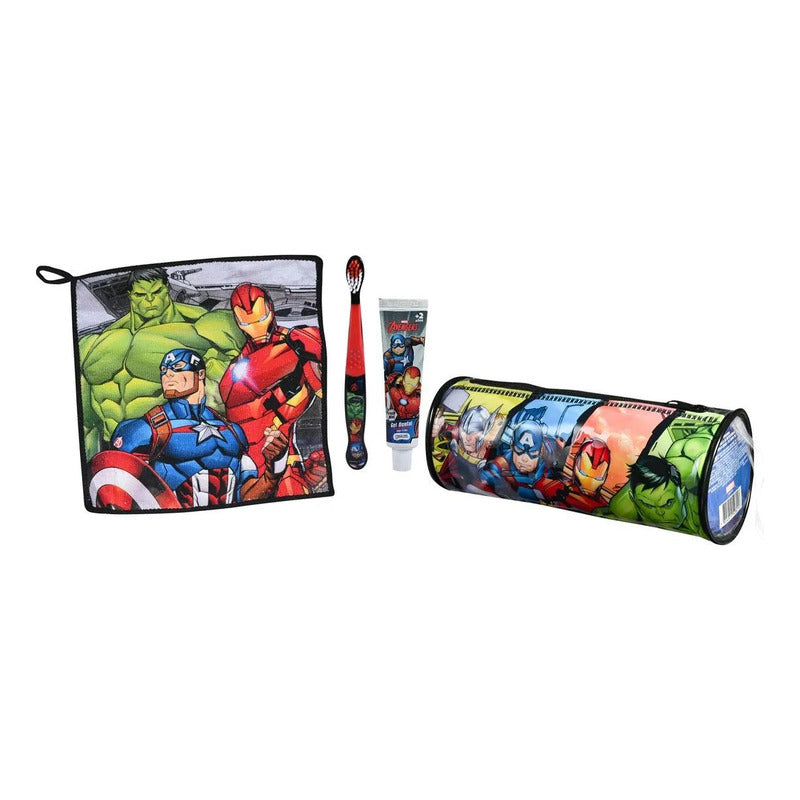 Set Dental Niños Con Estuche-cepillo-pasta Dental-toalla Peq