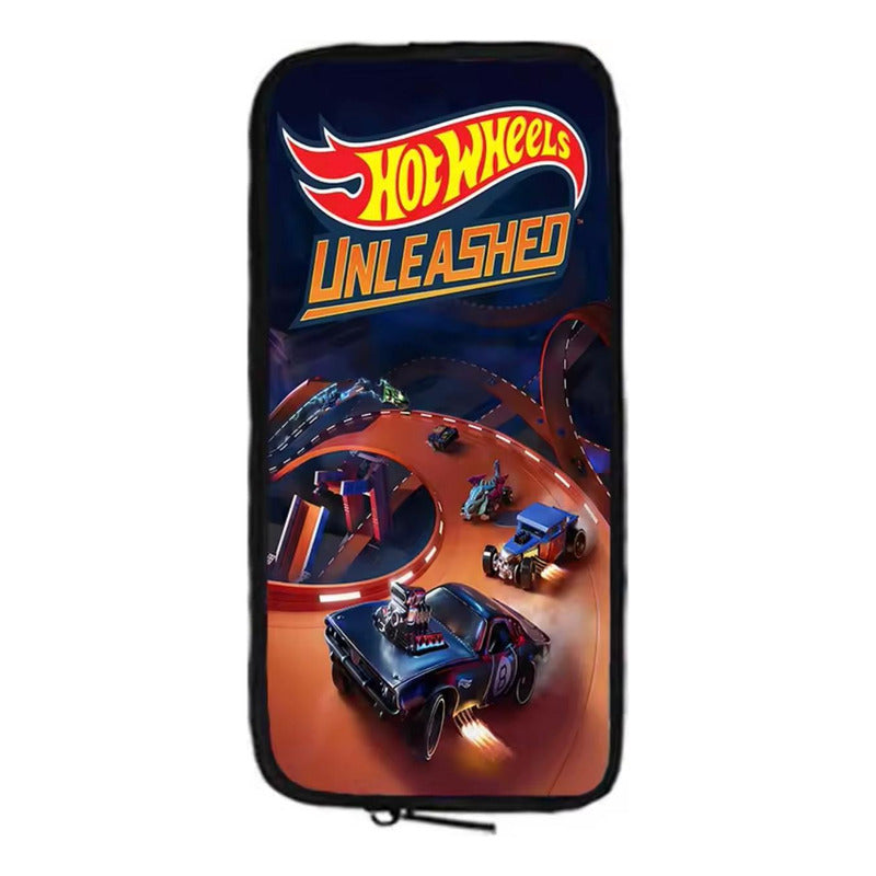 Estuche Cartuchera Multiusos Diseño Autos Niños