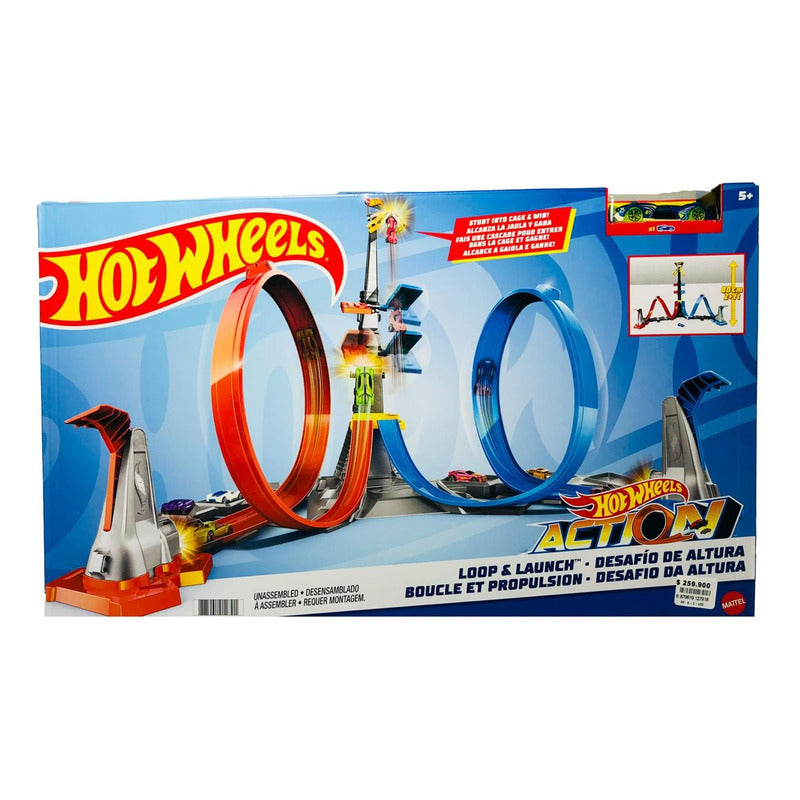 Pista De Auto Desafío De Altura Hot Wheels Multicolor