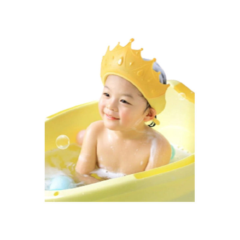 Gorro De Baño Bebe Visera Ducha Corona Gorro De Baño