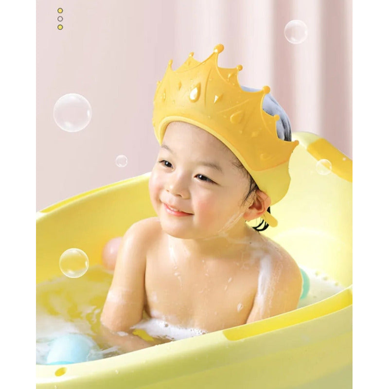 Gorro De Baño Bebe Visera Ducha Corona Gorro De Baño
