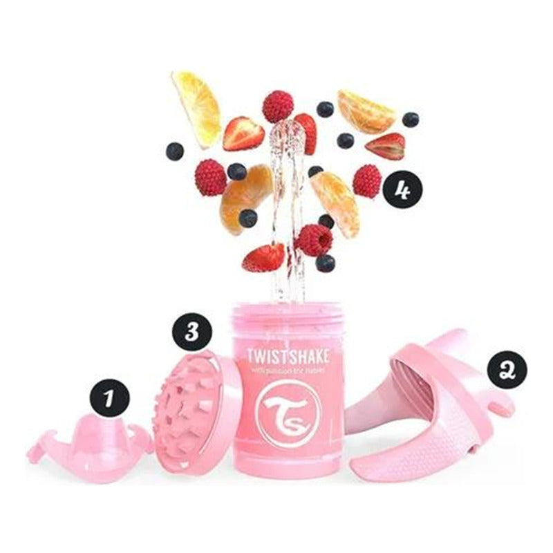 Vaso Anti Derrame Mini Cup 230 Ml Twistshake Celeste Liso