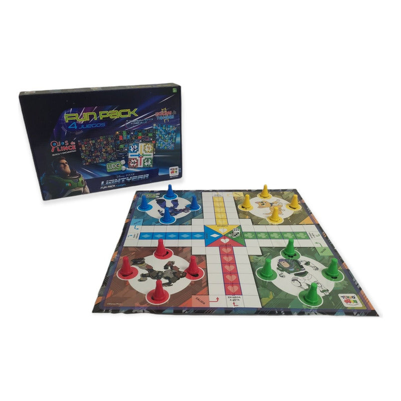 Juego Mesa Detective Ojo De Lince Ludo 4 En 1 Buzz Lightyear