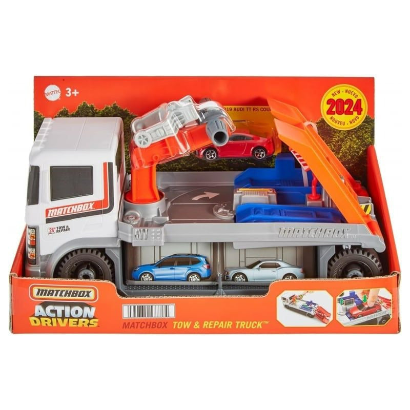 Camión De Remolque Y Reparación Matchbox Auto Multicolor
