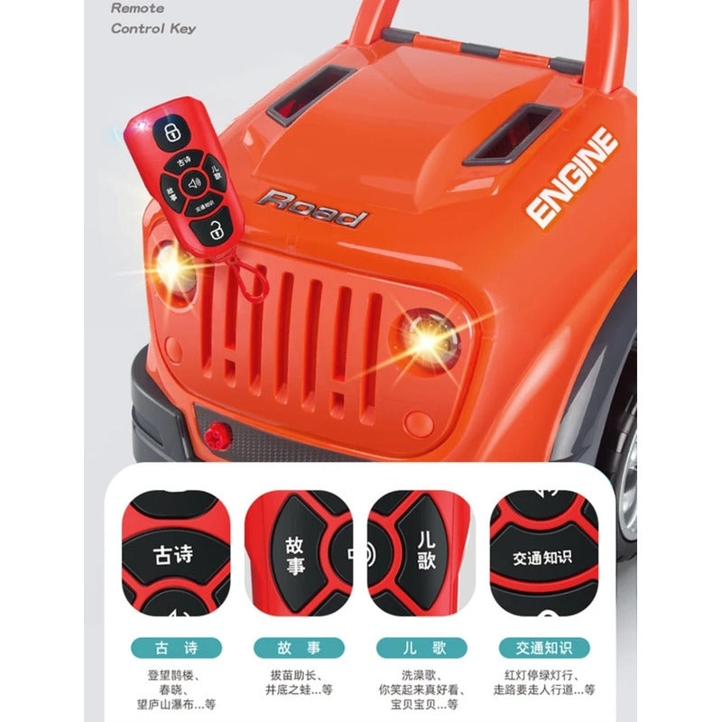 Juego De Mecánicos Jeep-autos Niños Armables