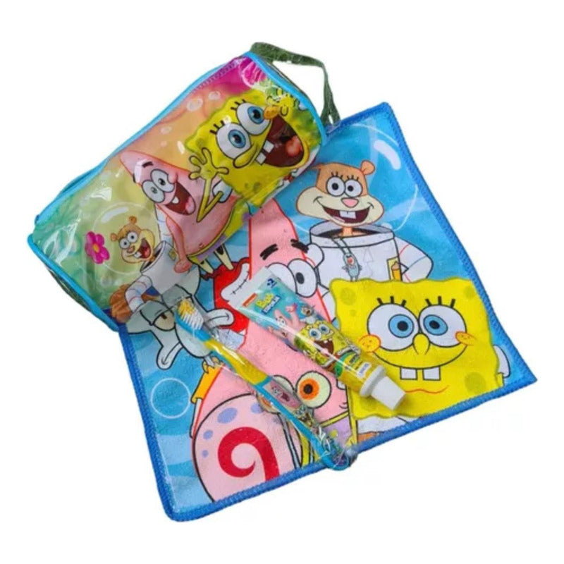 Set Dental Niños Con Estuche-cepillo-pasta Dental-toalla Peq