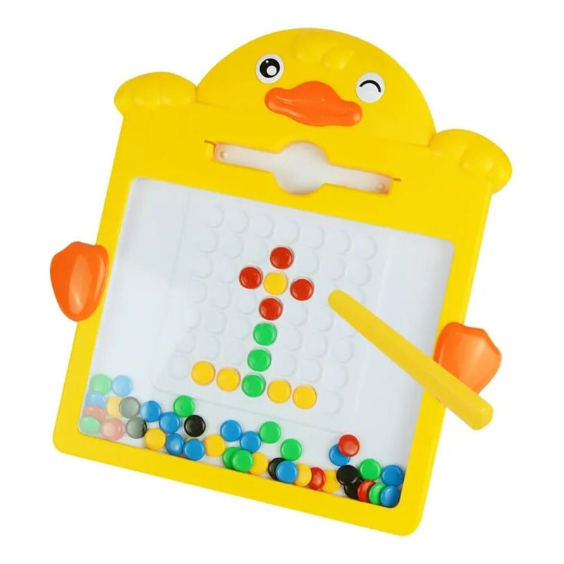 Juego Tablero De Patrones Magnético Modelo Patico Niños
