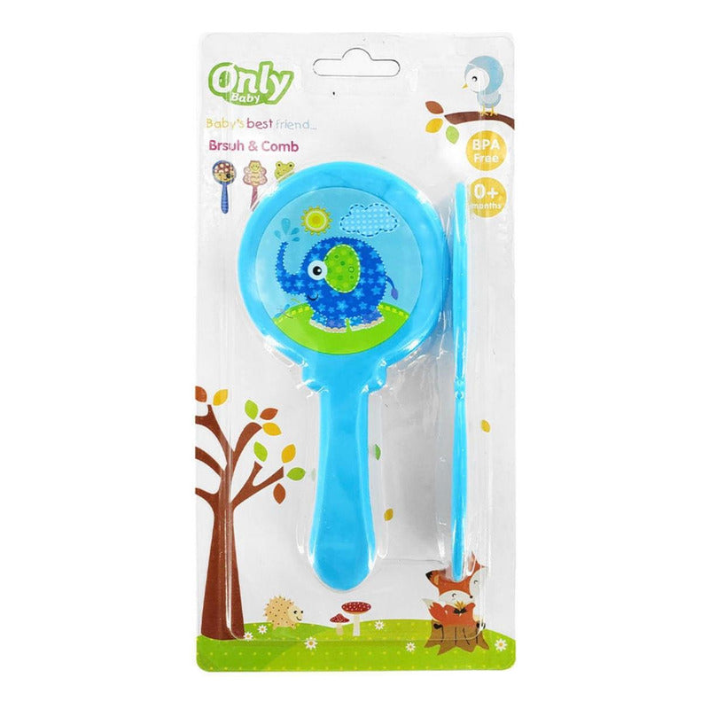 Set De Cepillo Y Peine Cerda Suaves Para Bebés-niños Colores