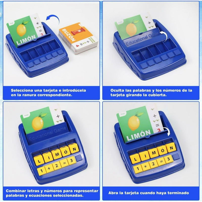 Juego Mesa Palabras Deletreo y matematica Niño