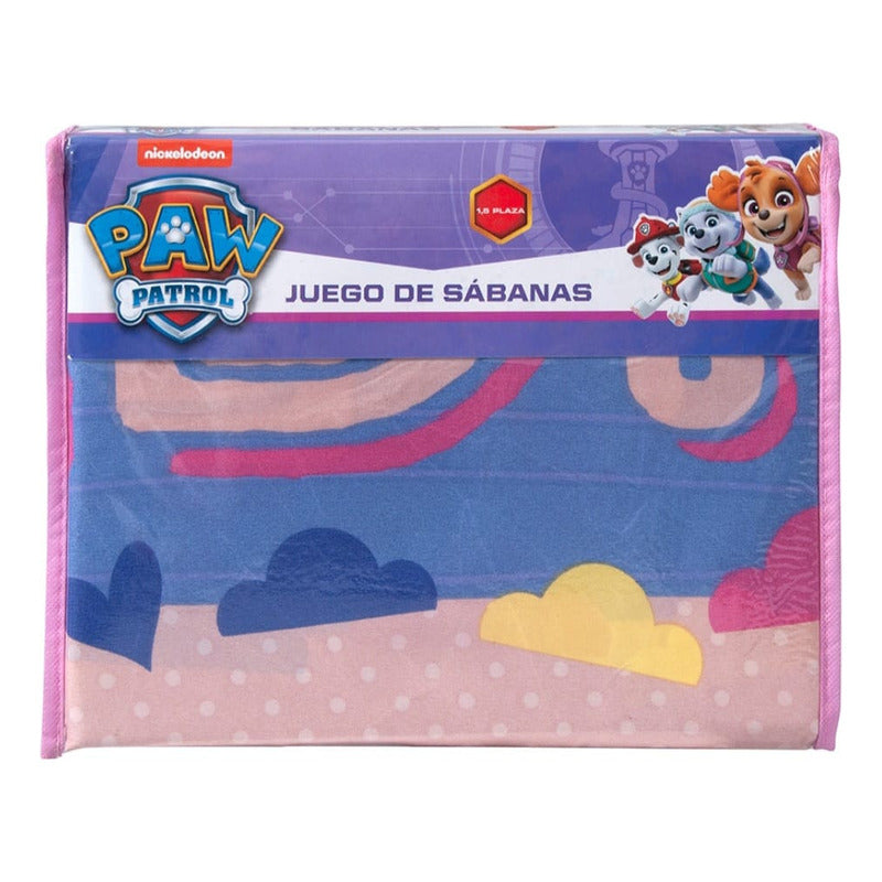 Juego De Sábanas 1.5 Plazas Paw Patrol Infantil Niños-niñas
