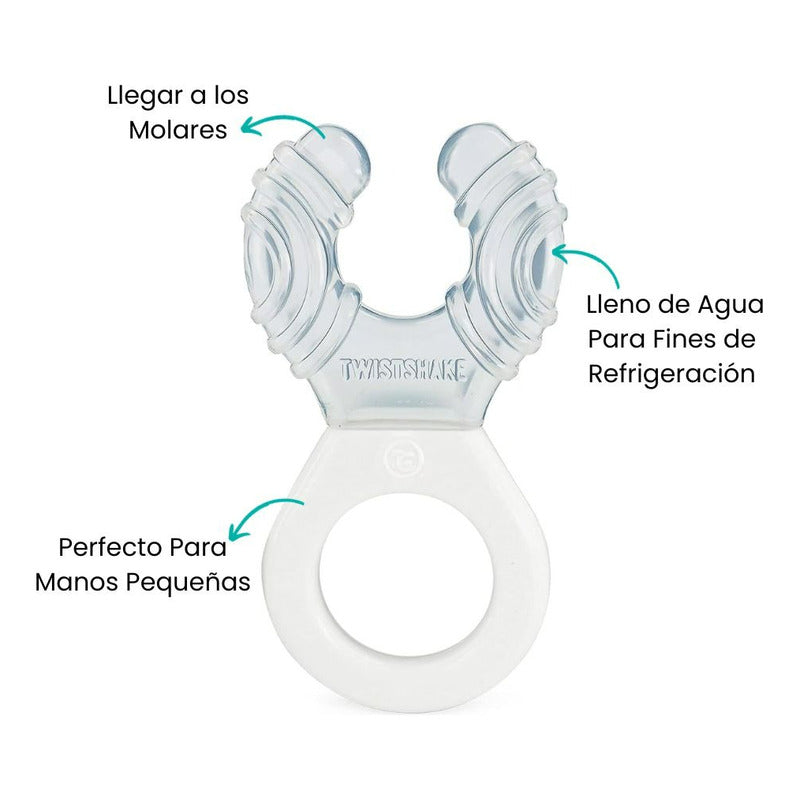 Mordedor Bebé Frio Cooler Teether Twistshake 2m+ Gris Lisa