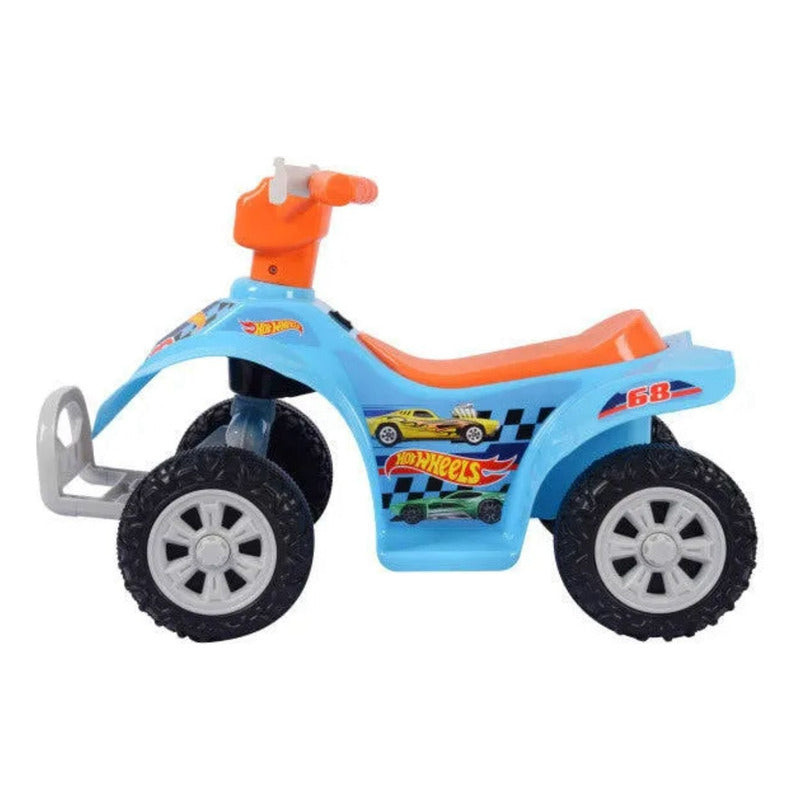 Cuatrimoto A Batería-recargable  Azul Hot Wheels Niños Azul