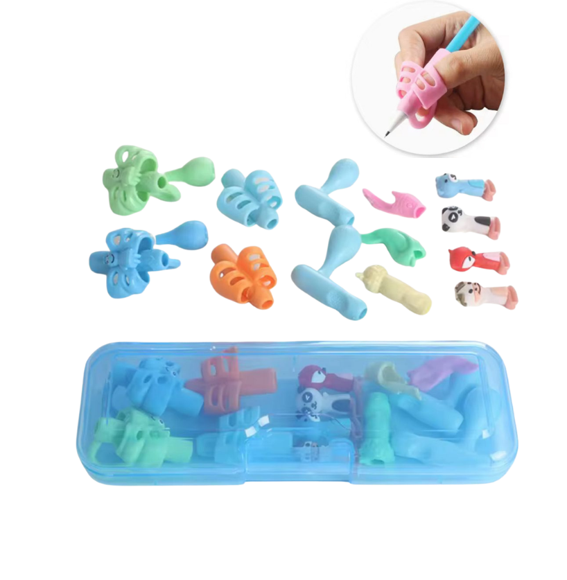 Pack Adaptador Corrector De Escritura Guía Lápiz Niños