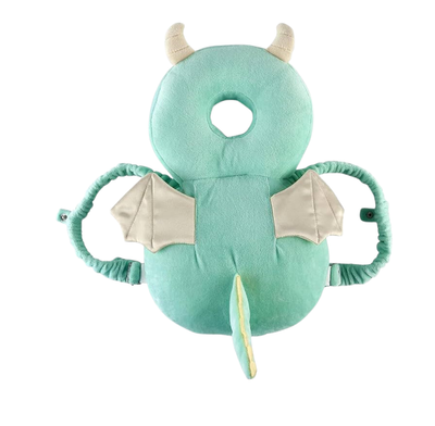 Mochila Protectora Para Cabeza Anti Golpe Celeste Dragon