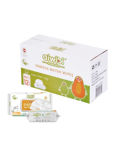Toallas Húmedas Aiwibi Papaya Caja X 12 Paquete