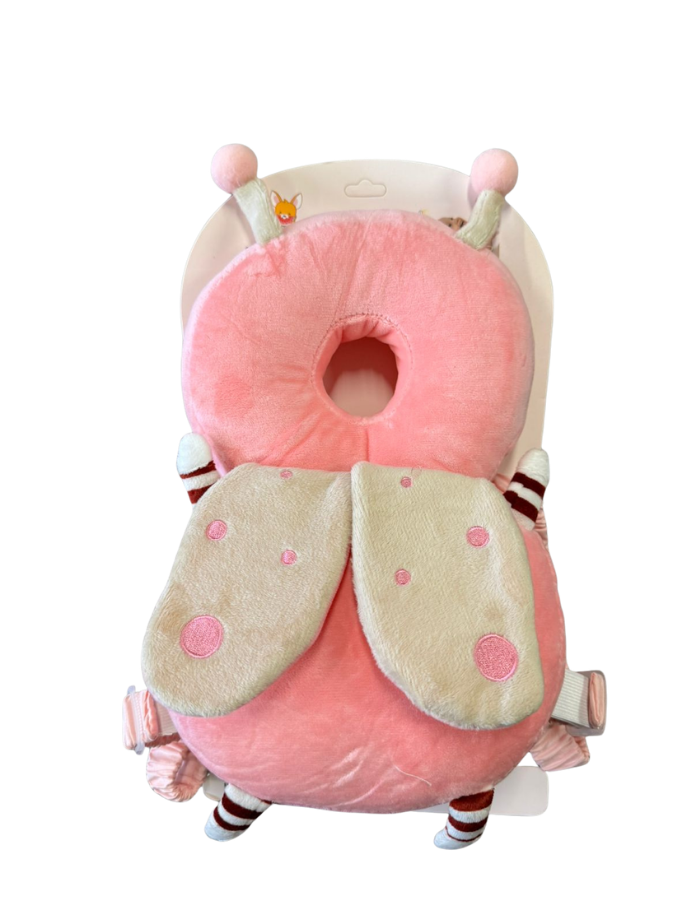Mochila Protectora Para Cabeza Anti Golpe Rosado Chinita
