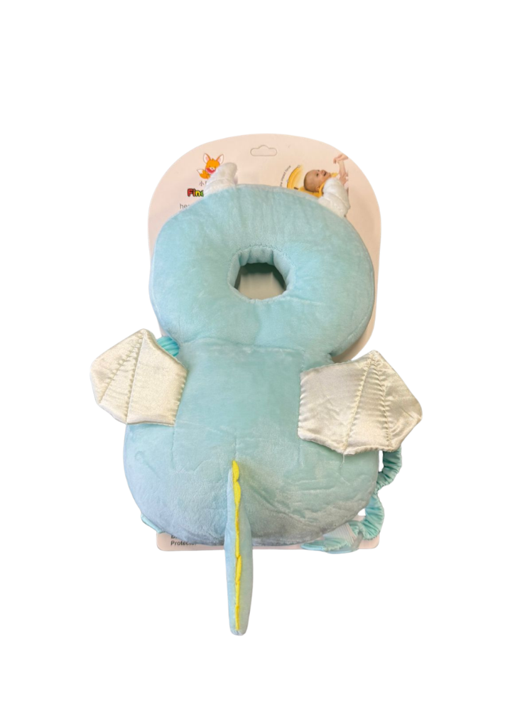 Mochila Protectora Para Cabeza Anti Golpe Celeste Dragon