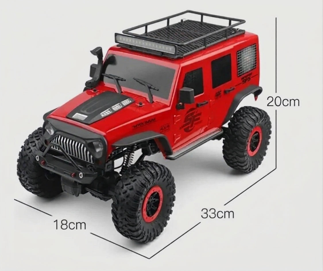 Juguete Auto a Control Remoto Recargable Rock Crawler 1:10