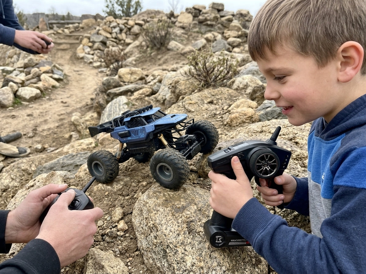 Auto Rock Crawler a Control Remoto todo terreno