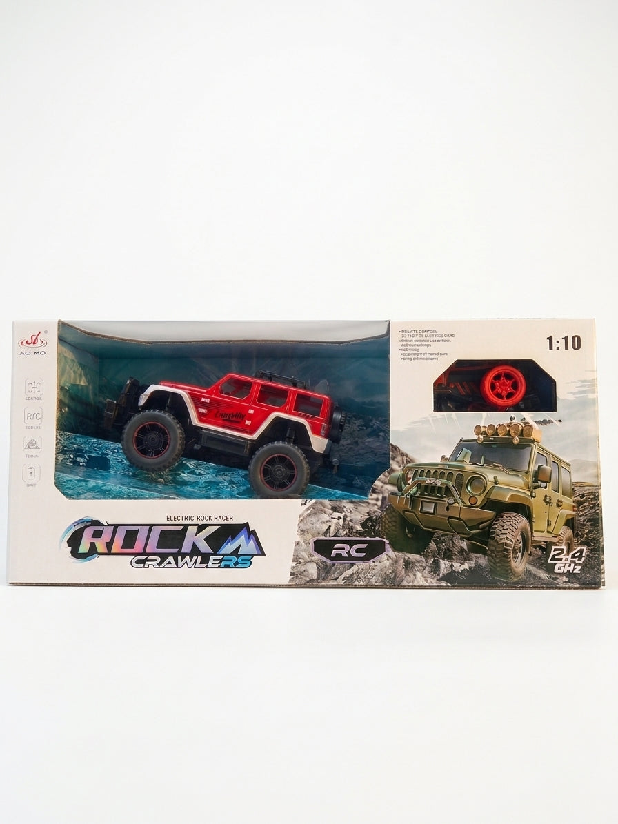 Juguete Auto a Control Remoto Recargable Rock Crawler 1:10