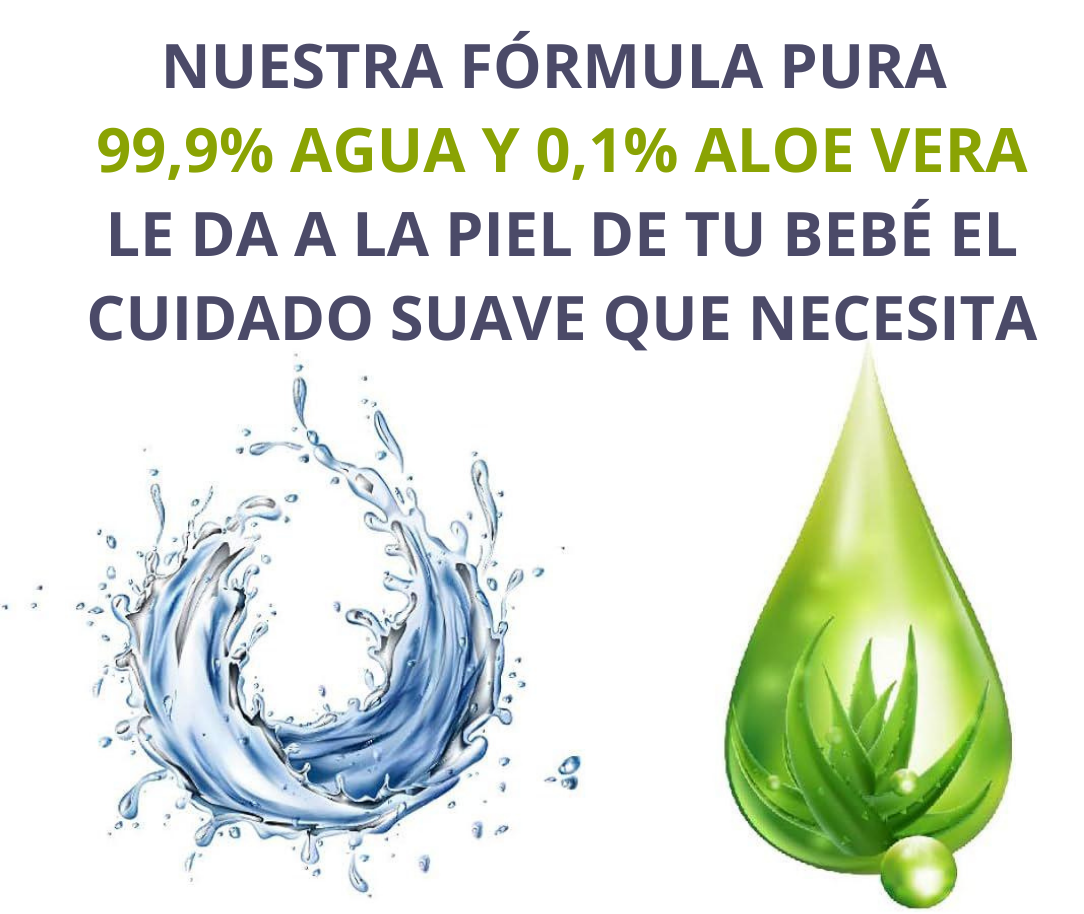 Toalla Húmedas Bambu Agua 99.9% 60unid Biodegradable Nachin