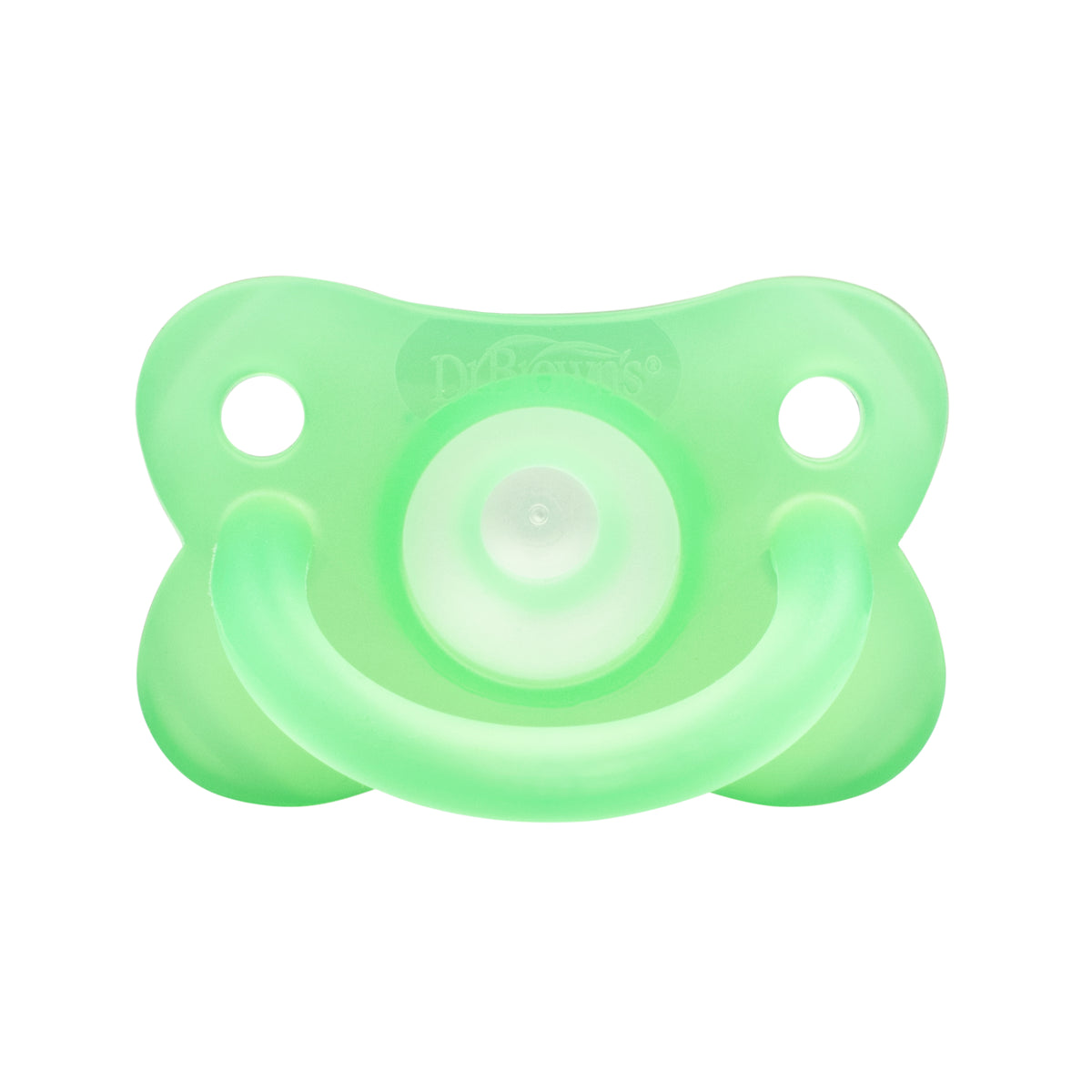 Chupete Prematuro Silicona Dr. Brown's Verde