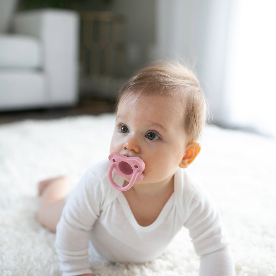 Chupete Silicona Dr Brown's 0-6 Meses Rosa Verde 2 Unid