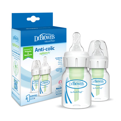 Pack 2 Mamaderas Anticólico Estándar 60ml Tetina Prematuro