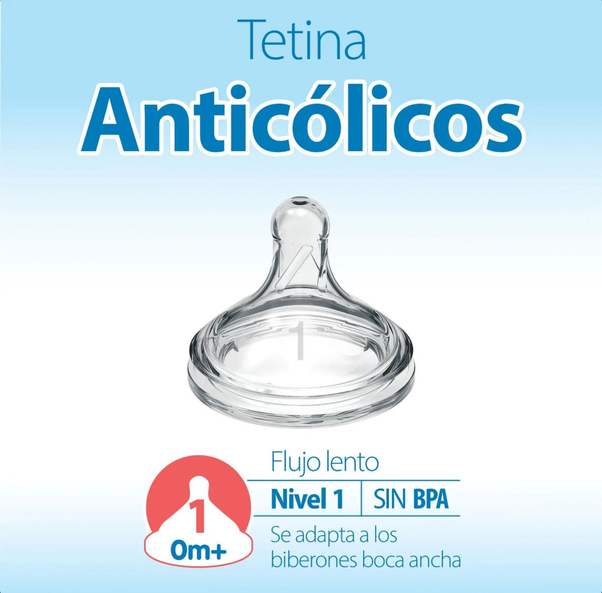 Tetina Boca Ancha Options+ 0M (Recién Nacido) Dr. Brown’s