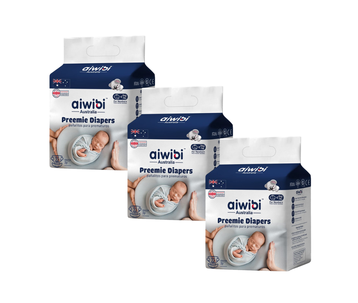 Pañales premium para Prematuros