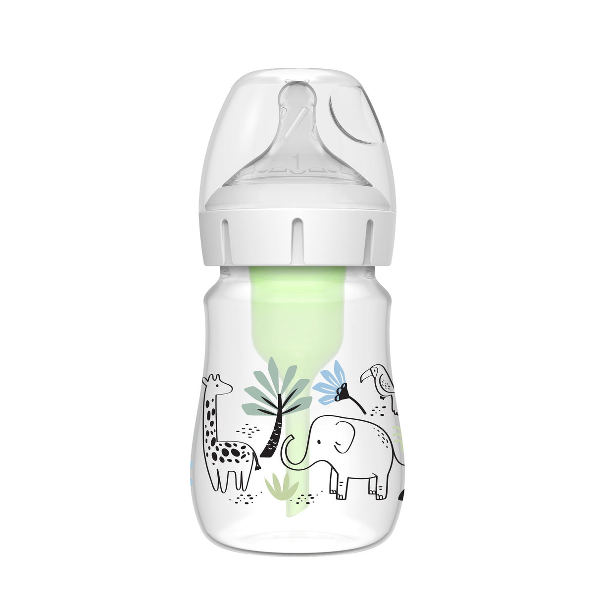 Mamadera Dr. Brown's boca ancha 150ml diseño animales