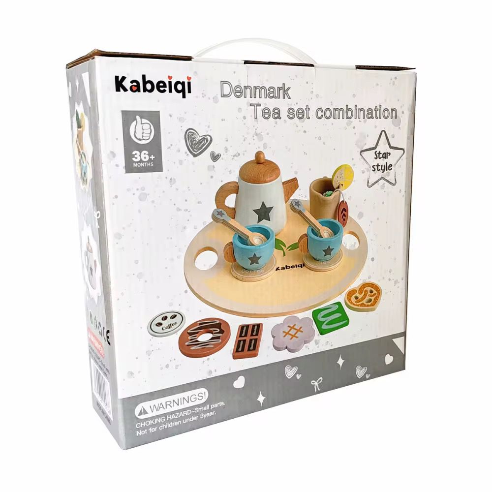 Juego De Tazas De Té Madera Juego De Rol Niños
