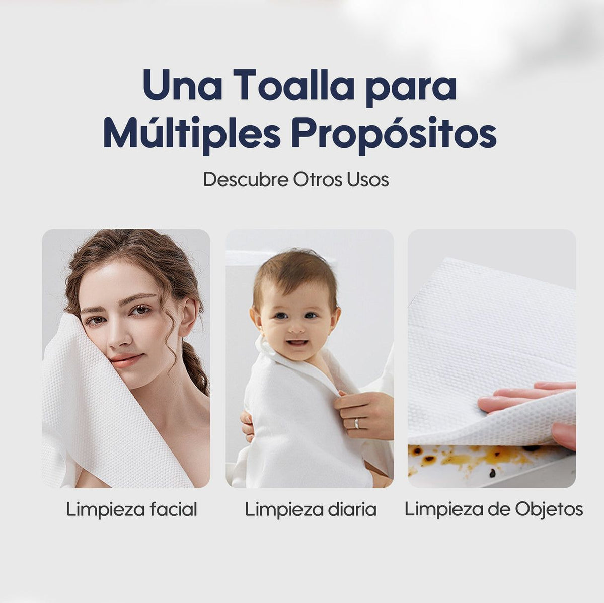 Toallas Comprimida Desechables Portatil Fibra Natural Aiwibi