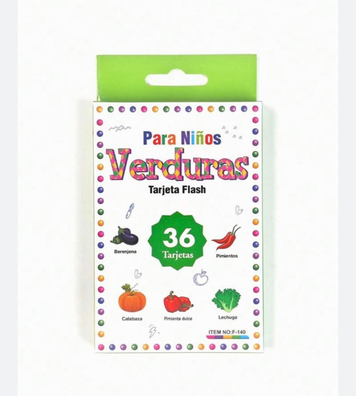 Set Tarjeta Aprendizaje Didáctico Imágenes Para Niños