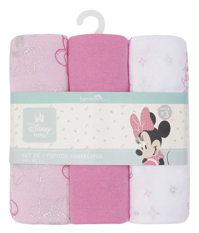 Tutos pack3 suavecitos minnie Bambino Rosado