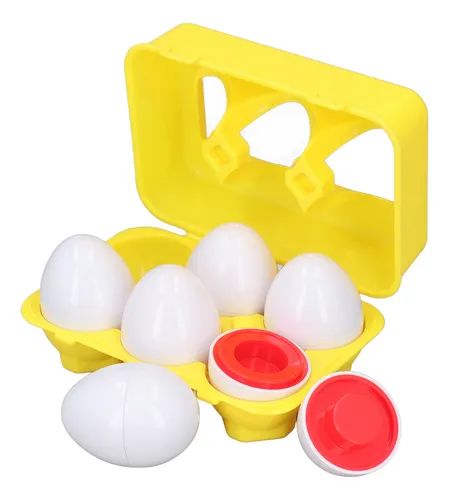 Juego Encaje Huevos Montessori Figuras Niños 06 pzs