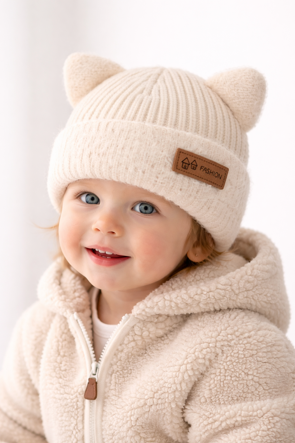 Gorro De Lana Invierno Para Niños Con Orejas Gatico