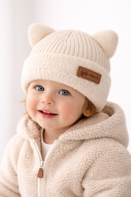 Gorro De Lana Invierno Para Niños Con Orejas Gatico