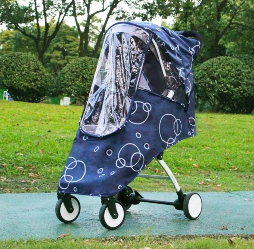 Cubre Coche Impermeables Con Apertura Diseños- Colores Bebé