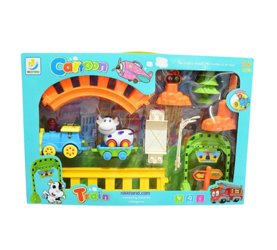 Tren Y Pista Animales Sonido Y Luces Juego Niños